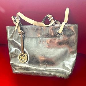 MICHAEL Michael Kors gold tote bag